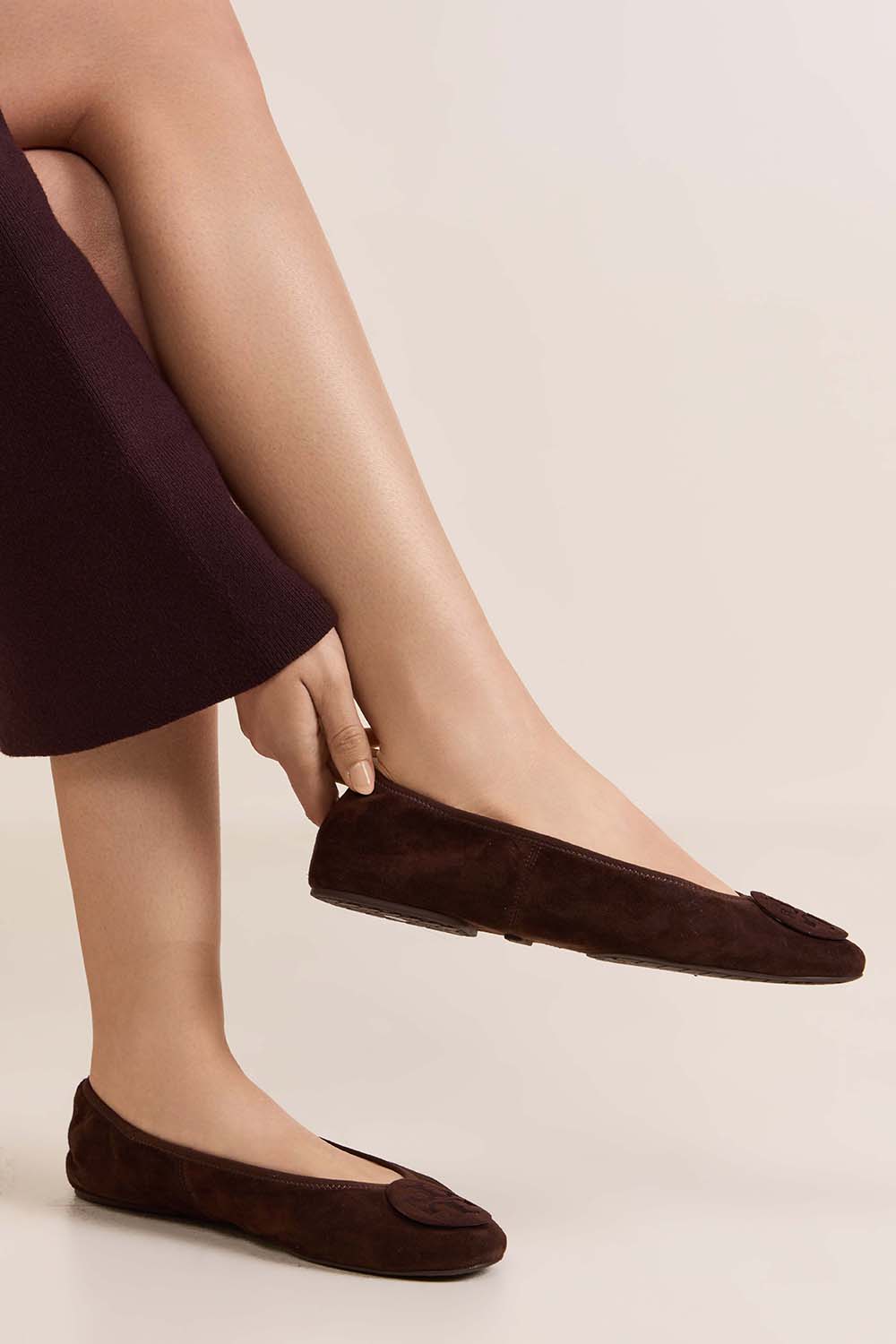 תמונת כל הלוק של נעלי בלרינה מזמש